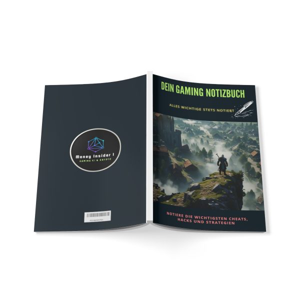 Gaming-Notizbuch im handlichen A5-Format