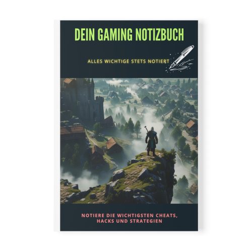 Gaming-Notizbuch im handlichen A5-Format