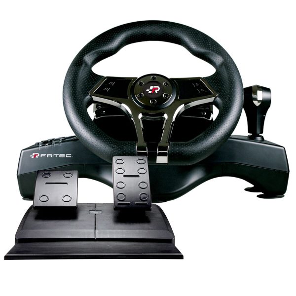 Gaming-Lenkrad FR-TEC FT7004 – Realistisches Rennfeeling für PS4, Switch & PC
