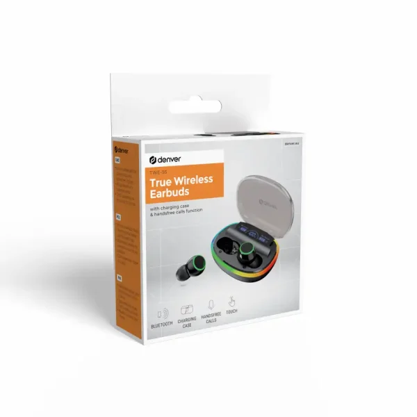 Tauch ein in den Beat – mit den Denver Electronics True Wireless Earbuds TWE-55